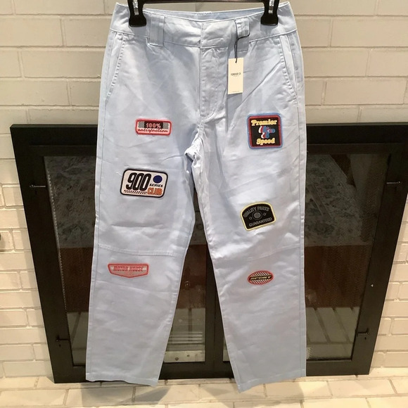 #128 NWT Forever 21 High Rise 90’s Graphic Pants Size Small (28) - Picture 2 of 7